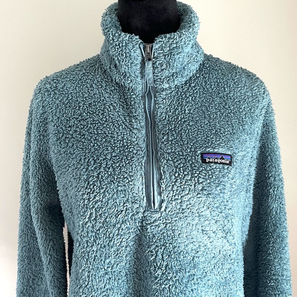 Patagonia Los Gatos Quarter-Zip Fleece Pullover sz L - Picture 4 of 12